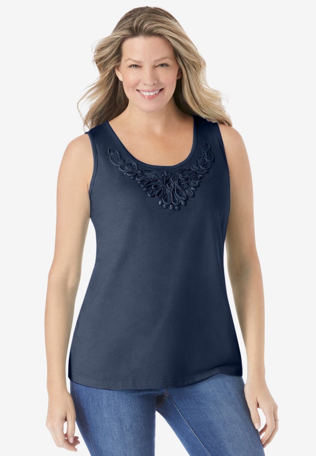 Beaded Tank Top image number 0