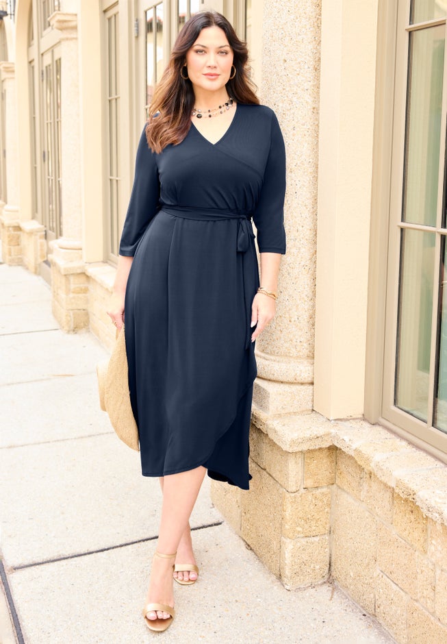 Easy Faux Wrap Dress image number 2