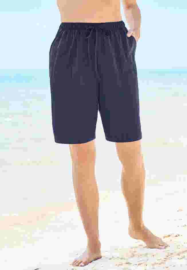 Taslon® Cover Up Board Shorts with Built-In Brief image number 0