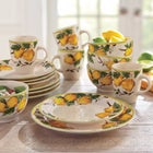 16-Pc. Lemon Dinnerware Set image number null