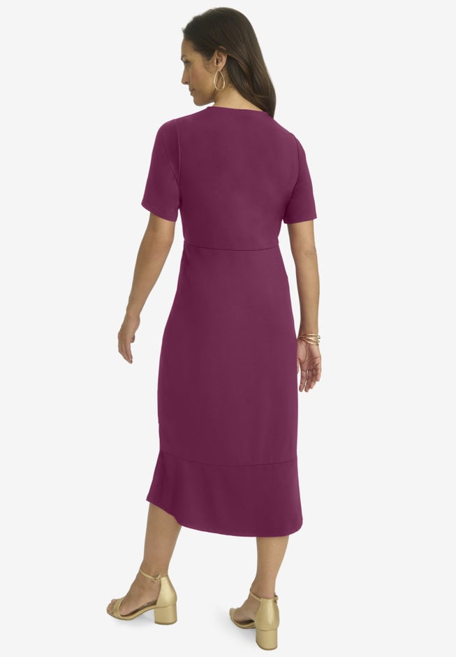 Flounce Hem Midi Dress image number 1