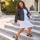 Leather Quilted Jacket image number null