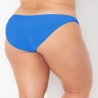 The Camille Ribbed Moderate Coverage Bikini Bottom image number null