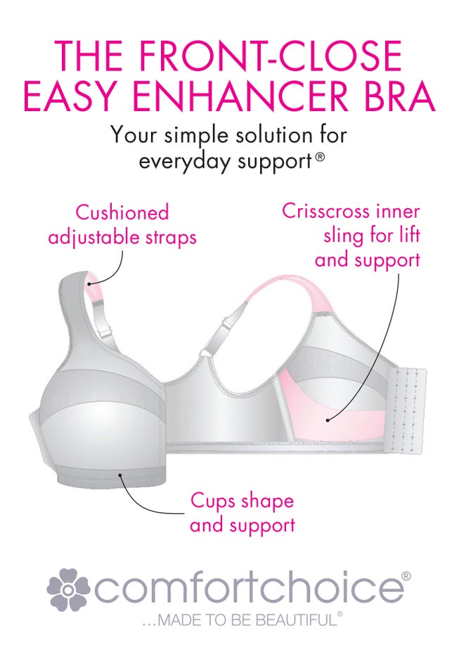 Easy Enhancer® Front-Close Wireless Bra image number 4