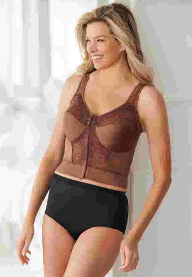 Easy Enhancer® Wireless Longline Posture Bra image number 4