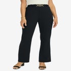 Knit Crepe Bootcut Pant image number null