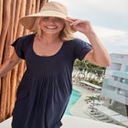 Box-Pleat Cover Up image number null