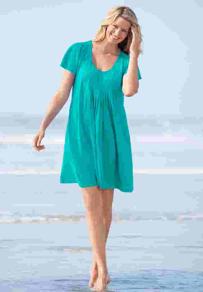 Box-Pleat Cover Up image number 0