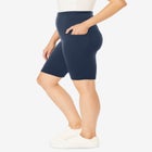 Stretch Cotton Pocket Bike Short image number null