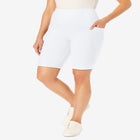 Stretch Cotton Pocket Bike Short image number null