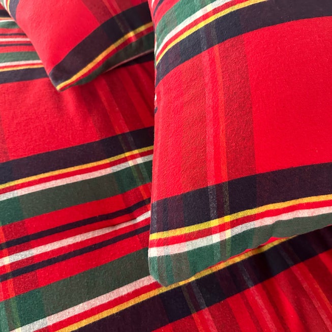 Yarn Dyed Flannel 4-Pc. Comforter Set image number 2
