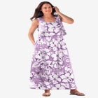 Layered Popover Maxi Dress image number null