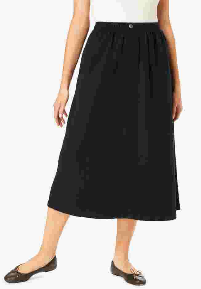 7-Day Mockfly Denim Skirt image number 0