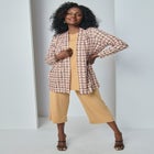 Stretch Knit Open Front Knit Topper image number null
