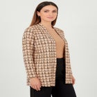 Stretch Knit Open Front Knit Topper image number null