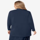 Stretch Knit Open Front Knit Topper image number null