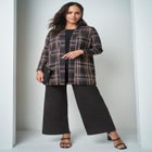 Stretch Knit Open Front Knit Topper image number null