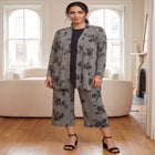 Stretch Knit Open Front Knit Topper image number 0