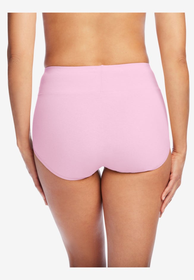 Cotton Spandex Comfort Waist Brief 2-Pack image number 6