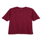 Shrink-Less Lightweight Henley T-Shirt image number null