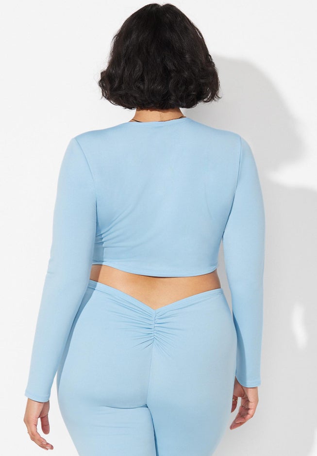 The '70s Tie Front Top image number null