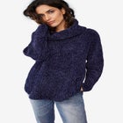 Chenille Turtleneck Sweater image number null