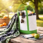 Tote Bag With Free Throw image number null