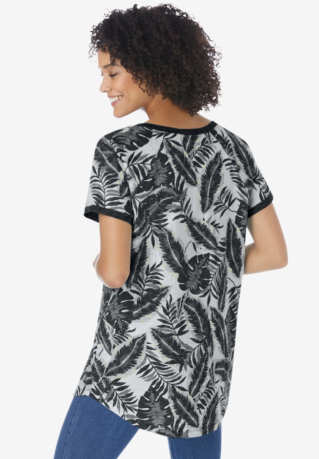 Knit Henley Tunic image number 1