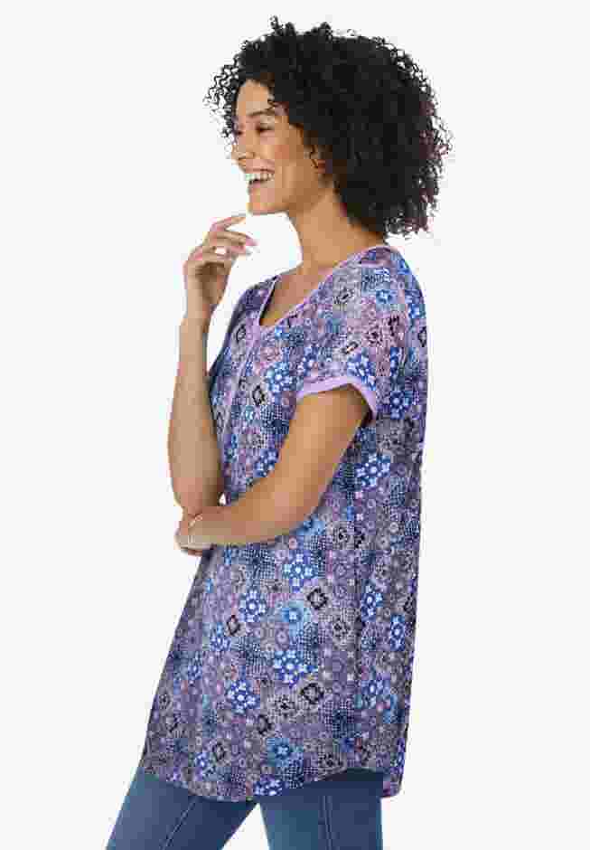 Knit Henley Tunic image number 2