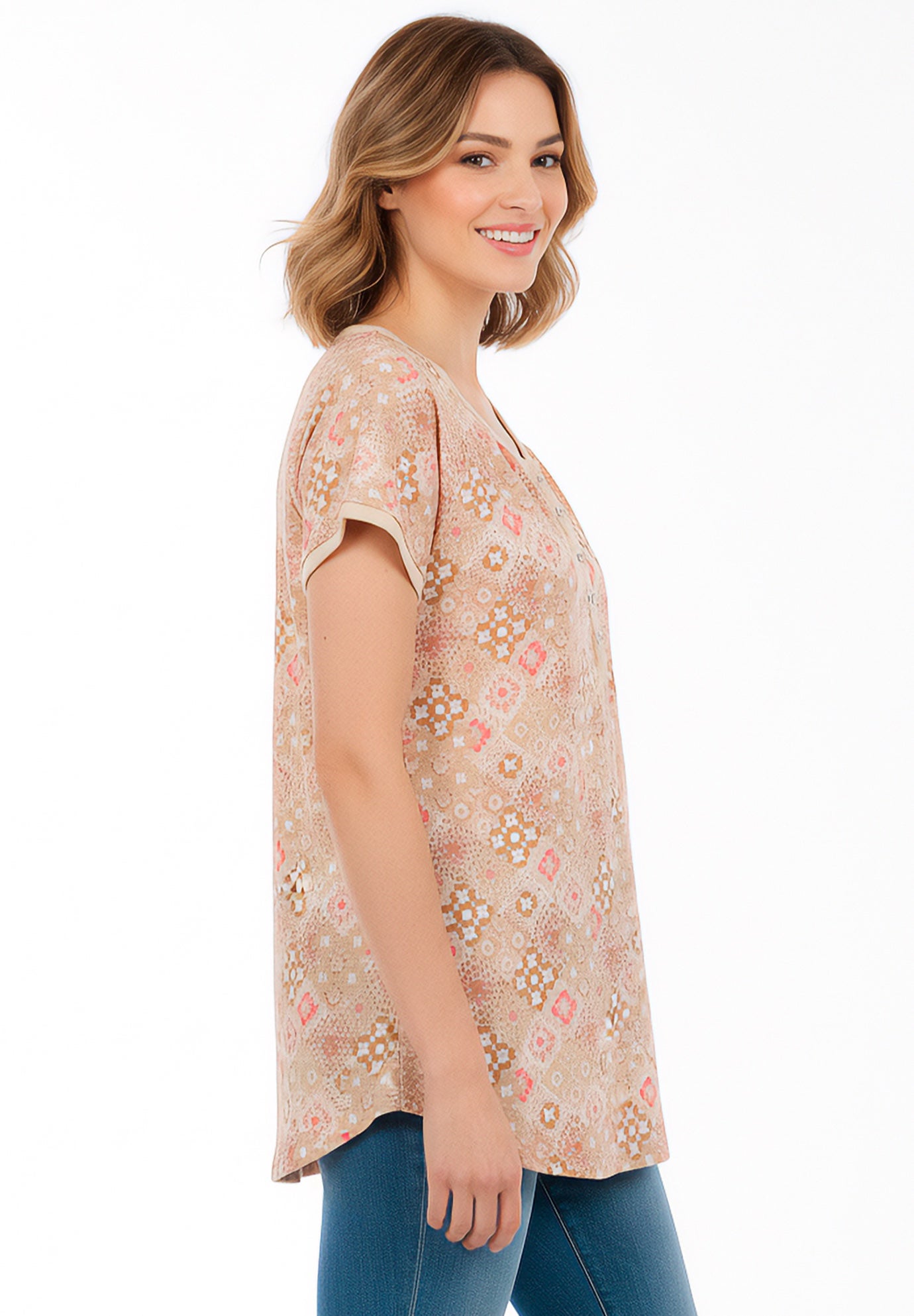 Knit Henley Tunic image number 2