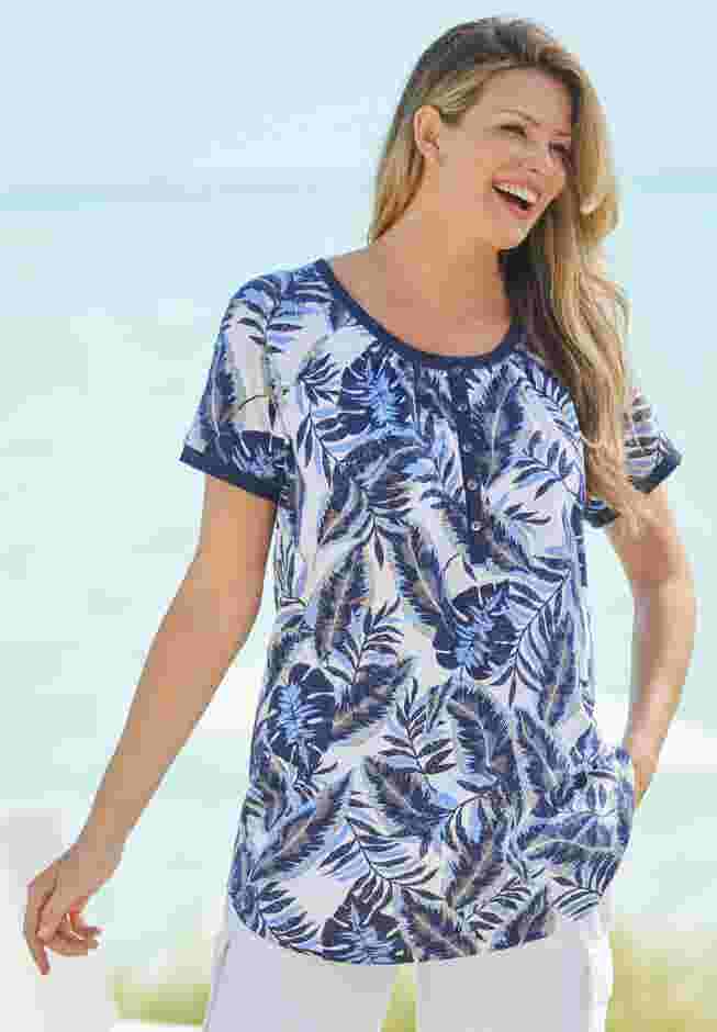 Knit Henley Tunic image number 0