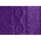 Chenille Zip Cable Cardigan Sweater image number null