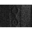 Chenille Zip Cable Cardigan Sweater image number null