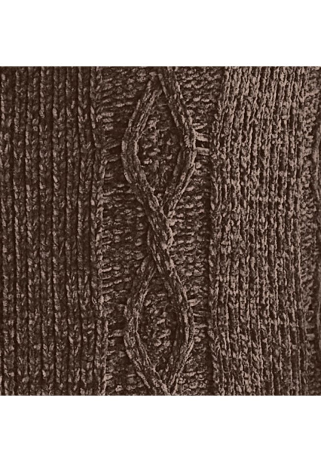 Chenille Zip Cable Cardigan image number 2