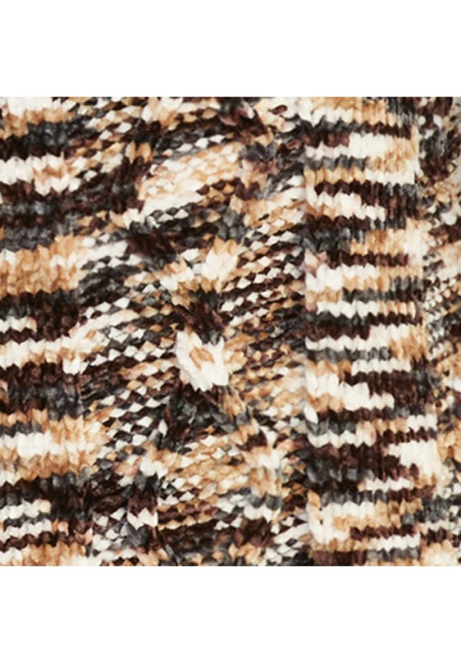 Chenille Zip Cable Cardigan Sweater image number 1