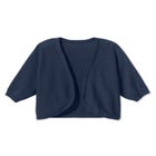 Rib Trim Cardigan Shrug Sweater image number null