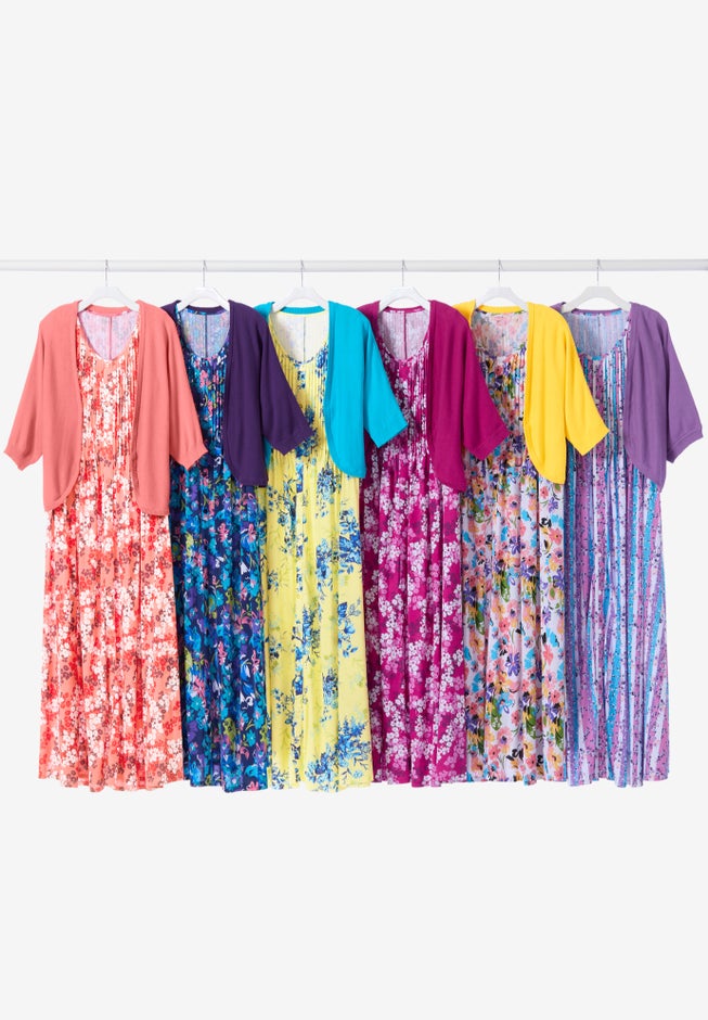 Rib Trim Cardigan Shrug Sweater image number 3