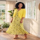 Rib Trim Cardigan Shrug Sweater image number null