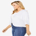 Rib Trim Cardigan Shrug image number null