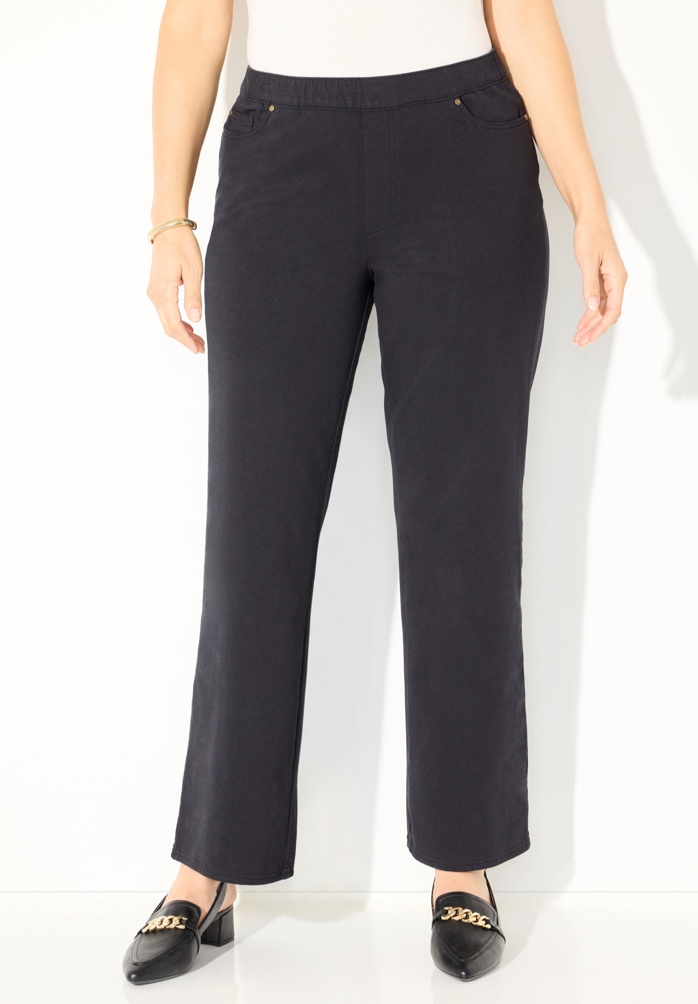 The Wide Leg Knit Jean image number 0
