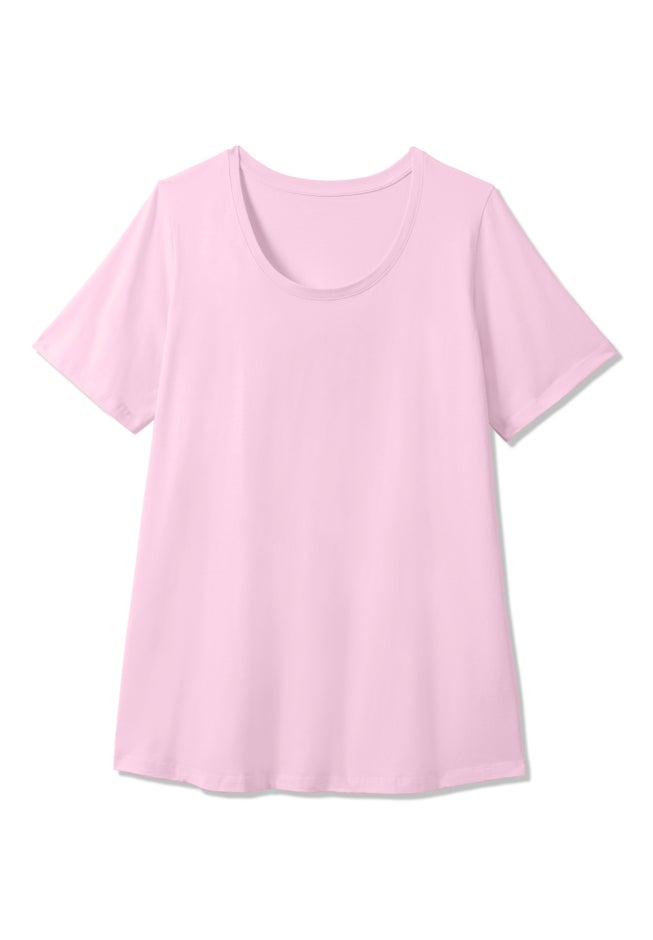 Perfect Short-Sleeve Scoopneck Tee image number 3