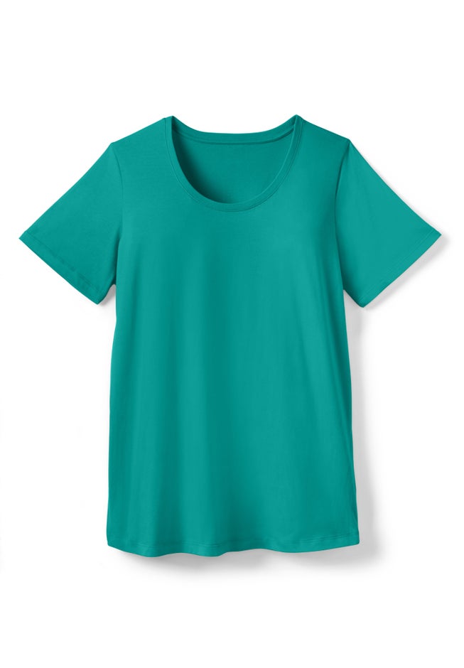 Perfect Short-Sleeve Scoopneck Tee image number 3