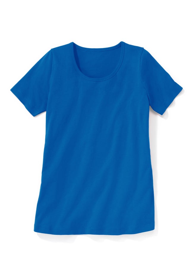 Perfect Short-Sleeve Scoopneck Tee image number 3