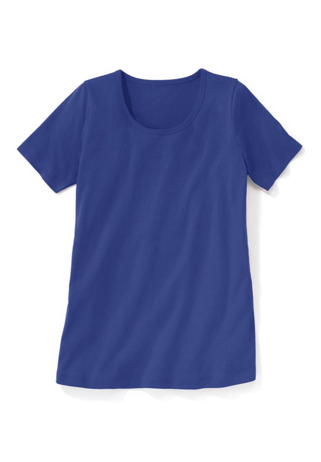 Perfect Short-Sleeve Scoopneck Tee image number 3