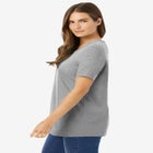 Perfect Short-Sleeve Scoopneck Tee image number null