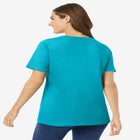 Perfect Short-Sleeve Scoopneck Tee image number null