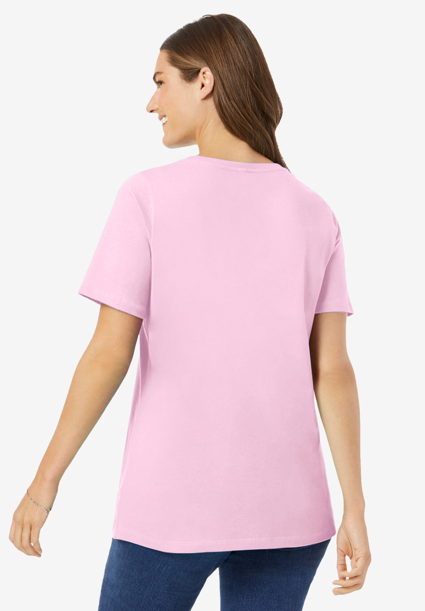 Perfect Short-Sleeve Scoopneck Tee image number 1