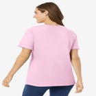 Perfect Short-Sleeve Scoopneck Tee image number null