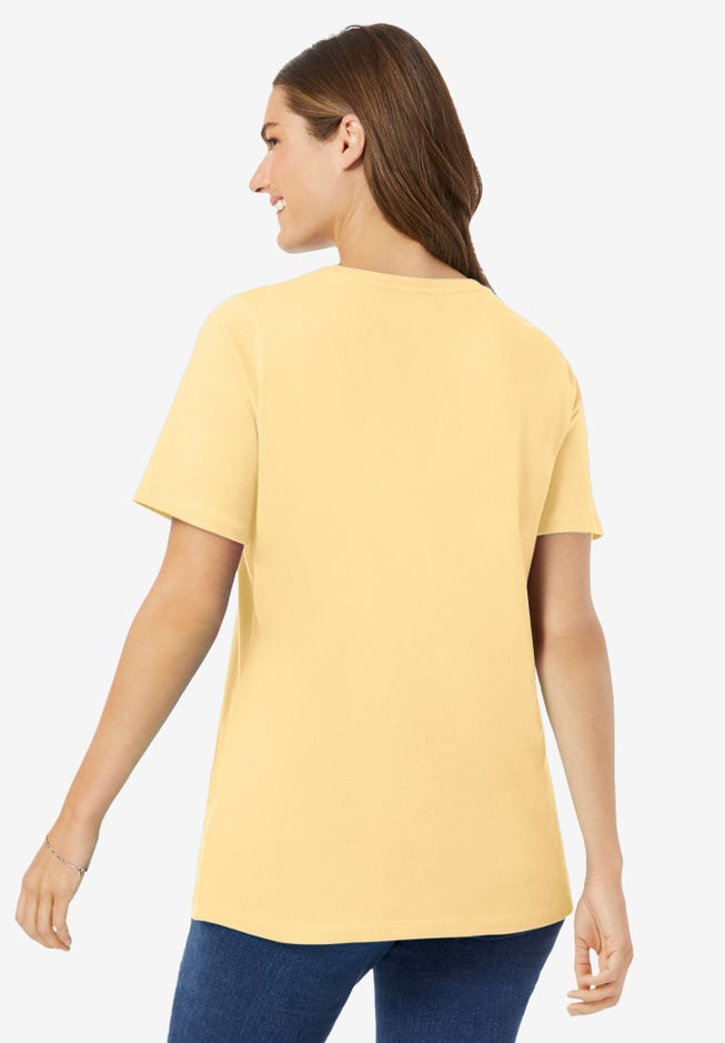 Perfect Short-Sleeve Scoopneck Tee image number 1