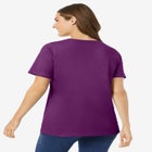 Perfect Short-Sleeve Scoopneck Tee image number null